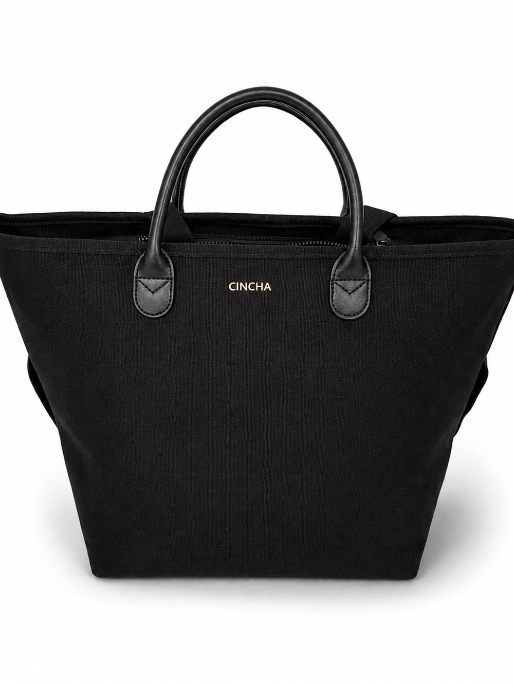 CINCHA Secure The Bag XL Travel Tote | Carry-On | Laptop Sleeve | Black